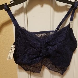 PINK Victoria's Secret, lace Navy bra